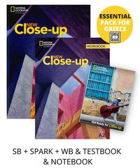 NEW CLOSE-UP A2 ESSENTIAL PACK FOR GREECE (SB + SPARK + WB TESTBOOK NOTEBOOK)