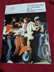 Piaggio brochure Vespino Vespa Bravo Boxer Ciao προσπέκτους