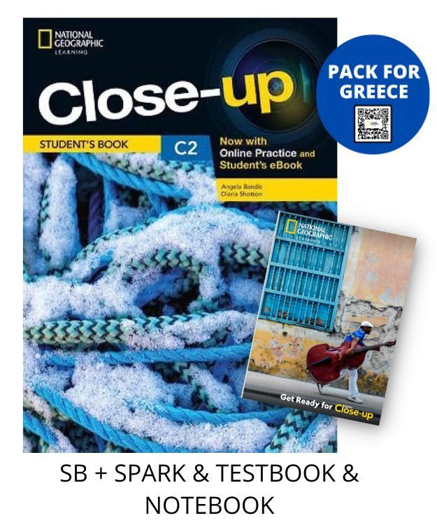 CLOSE-UP C2 PACK FOR GREECE (SB + SPARK TESTBOOK NOTEBOOK) 2ND ED