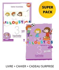 LES LOUSTICS 3 SUPER PACK (LIVRE + CAHIER + CADEAU SURPRISE)