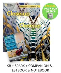 NEW CLOSE-UP B2 SPECIAL PACK FOR GREECE (SB + SPARK + COMPANION TESTBOOK NOTEBOOK)