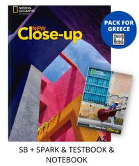 NEW CLOSE-UP A2 PACK FOR GREECE (SB + SPARK TESTBOOK NOTEBOOK)