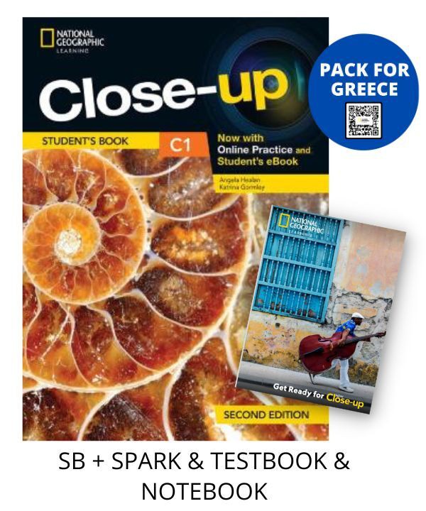 CLOSE-UP C1 PACK FOR GREECE (SB + SPARK TESTBOOK NOTEBOOK) 2ND ED