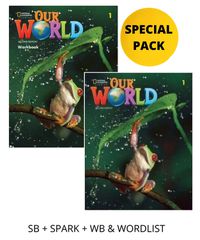 OUR WORLD 1 SPECIAL PACK FOR GREECE (SB + SPARK + WB WORDLIST) BRIT. ED 2ND ED