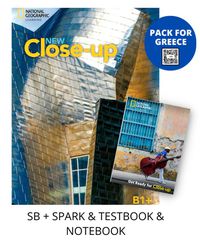 NEW CLOSE-UP B1+ PACK FOR GREECE (SB + SPARK TESTBOOK NOTEBOOK)