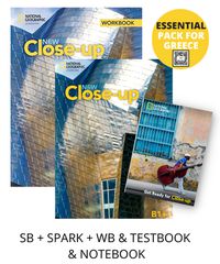 NEW CLOSE-UP B1+ ESSENTIAL PACK FOR GREECE (SB + SPARK + WB TESTBOOK NOTEBOOK)