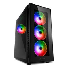 Sharkoon TG5 Pro RGB Midi Tower Μαύρος (Μαύρο)