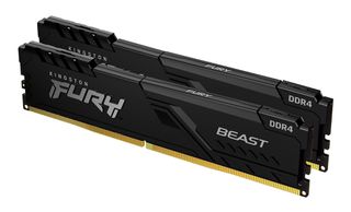 Kingston FURY Beast 64GB DDR4 RAM με 2 Modules (2x32GB) και Ταχύτητα 3200 για Desktop (KF432C16BBK2/64)
