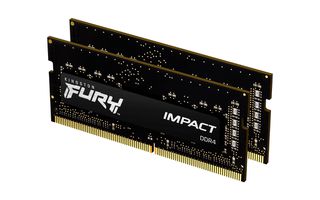 Kingston Fury Impact 32GB DDR4 RAM με 2 Modules (2x16GB) και Ταχύτητα 3200 για Laptop (KF432S20IBK2/32)