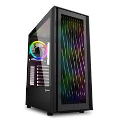 Sharkoon RGB Wave Επιφάνεια Εργασίας Μαύρος (Μαύρο)