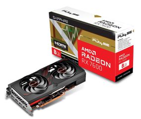 Sapphire PULSE 11324-01-20G κάρτα γραφικών AMD Radeon RX 7600 8 GB GDDR6