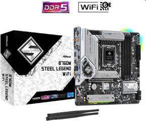 Asrock B760M Steel Legend WiFi Intel B760 LGA 1700 micro ATX