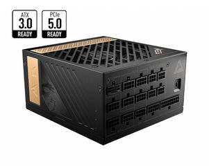 MSI MEG AI1300P PCIE5 μονάδα τροφοδοσίας 1300 W 24-pin ATX ATX Μαύρος (Μαύρο)
