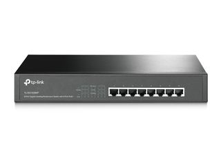 TP-Link TL-SG1008MP μεταγωγέας δικτύου Μη διαχειρίσιμος Gigabit Ethernet (10/100/1000) PoE τροφοδοτικού Μαύρος (Μαύρο)