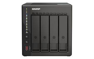 QNAP TS-453E NAS Tower Σύνδεση Ethernet/LAN Μαύρος (Μαύρο) J6412