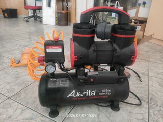 Κομπρεσέρ Αέρος Αεροσυμπιεστης 70dB με Ισχύ 1.25hp και Αεροφυλάκιο 8lt