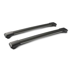 YAKIMA ΜΠΑΡΕΣ ΟΡΟΦΗΣ ΑΛΟΥΜΙΝΙΟΥ ΜΑΥΡΗ RAIL BAR MIXED 91+97cm ΜΕ ΚΛΕΙΔΙ YAKIMA - 2 ΤΕΜ
