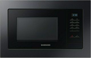 Φούρνος Μικροκυμάτων Εντοιχιζόμενος Samsung MG23A7013CA/OL 800W με Grill 23lt Μαύρος Black Glass Frame