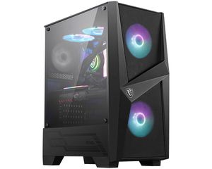 MSI MAG FORGE 100R κουτί υπολογιστή Midi Tower Μαύρος (Μαύρο), Διαφανής
