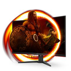 AOC G2 C32G2ZE/BK Οθόνη Υπολογιστή 80 cm (31.5") 1920 x 1080 Full HD LED Μαύρη, Κόκκινο
