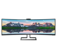 Οθόνη Υπολογιστή Philips P Line 499P9H/00 LED display 124 cm (48.8") 5120 x 1440 UltraWide Dual Quad HD LCD Μαύρη