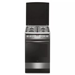 Κουζίνα Amica 57GEH2.33HZpTaXx 65lt Α με Εστίες Υγραερίου και φούρνο Ρεύματος 50εκ Inox