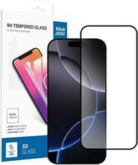 Blue Star 5D Tempered Glass Full Cover & Full Glue για Apple iPhone 16 Pro Max / 17 Pro Max - Μαύρο