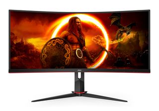 AOC G2 CU34G2XP Οθόνη Υπολογιστή 86,4 cm (34") 3440 x 1440 UltraWide Quad HD LED Μαύρη