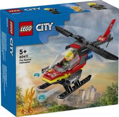 LEGO City: Fire Rescue Helicopter Building Set (60411)