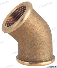 ELBOW 45° F.F.  1'' BRASS CR GS30813