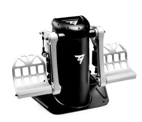 Thrustmaster TPR Rudder Μαύρο, USB Add-On Τιμονιέρας PC