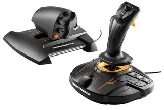 Thrustmaster T-16000M FCS Hotas Μαύρο, Πορτοκαλί USB Joystick Αναλογικά / Ψηφιακά MAC, PC