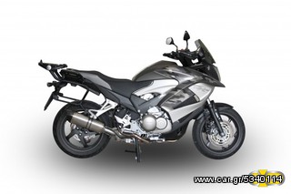 Εξάτμιση Τελικό Exan X-Black Oval Carbon Honda Crossrunner 2010>