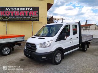 Διπλοκάμπινο Ford 2020 TRANSIT 2.0 ECOBLUE*131PS*7 ΘΕΣΙΟ*ΕURO 6D*2020*FULL EXTRA*