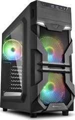 Κουτί Υπολογιστή Sharkoon VG7-W RGB Midi Tower Μαύρο