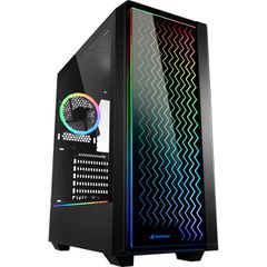 Κουτί Υπολογιστή Sharkoon RGB LIT 200 Midi Tower Μαύρο