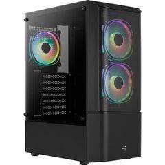 Κουτί Υπολογιστή Aerocool Quantum Mesh-G-BK-v3 Midi Tower Μαύρο