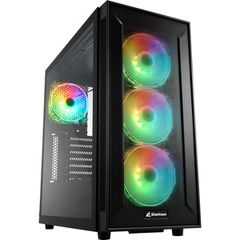 Κουτί Υπολογιστή Sharkoon TG6M RGB Tower Μαύρο