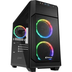 Κουτί Υπολογιστή Sharkoon V1000 RGB Micro Tower Μαύρο