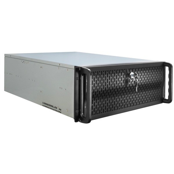 Rack Inter-Tech IPC 4U-4129L Server Case Ασημί