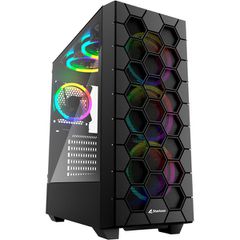 Κουτί Υπολογιστή Sharkoon RGB HEX Μαύρο