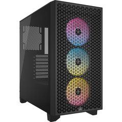Κουτί Υπολογιστή Corsair 3000D RGB Airflow CC-9011255-WW Midi Tower Μαύρο