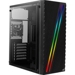 Κουτί Υπολογιστή AeroCool Streak RGB BLACK USB 3.0 Mid Tower