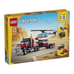 LEGO Creator 3-in-1 31146 Flatbed Truck with Helicopter