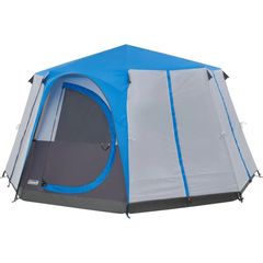 Coleman 2000030279 Cortes Octagon 8 Αντίσκηνο Camping Μπλε με Διπλό Πανί 3 Εποχών για 8 Άτομα 396x396x225εκ.