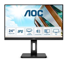 Οθόνη Υπολογιστή AOC P2 Q24P2Q LED 60,5cm (23.8") 2560x1440 Quad HD Μαύρη