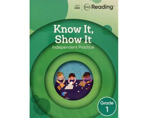 INTO READING KNOW IT SHOW IT GRADE 1