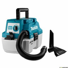 Makita DVC750LZX3 ηλεκτρική σκούπα 7,5 L Στρογγυλός κάδος Στεγνός και υγρός Χωρίς σακούλα