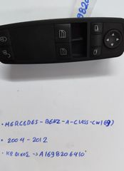 Διακόπτης Παραθύρων / Mercedes-Benz A-Class 04'-12' (Εμπρος - Αριστερα)