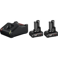 Bosch 1 600 A01 B20 Σετ μπαταρίας & φορτιστή (2x GBA 12V 6.0Ah + GAL 12V-40 Professional)